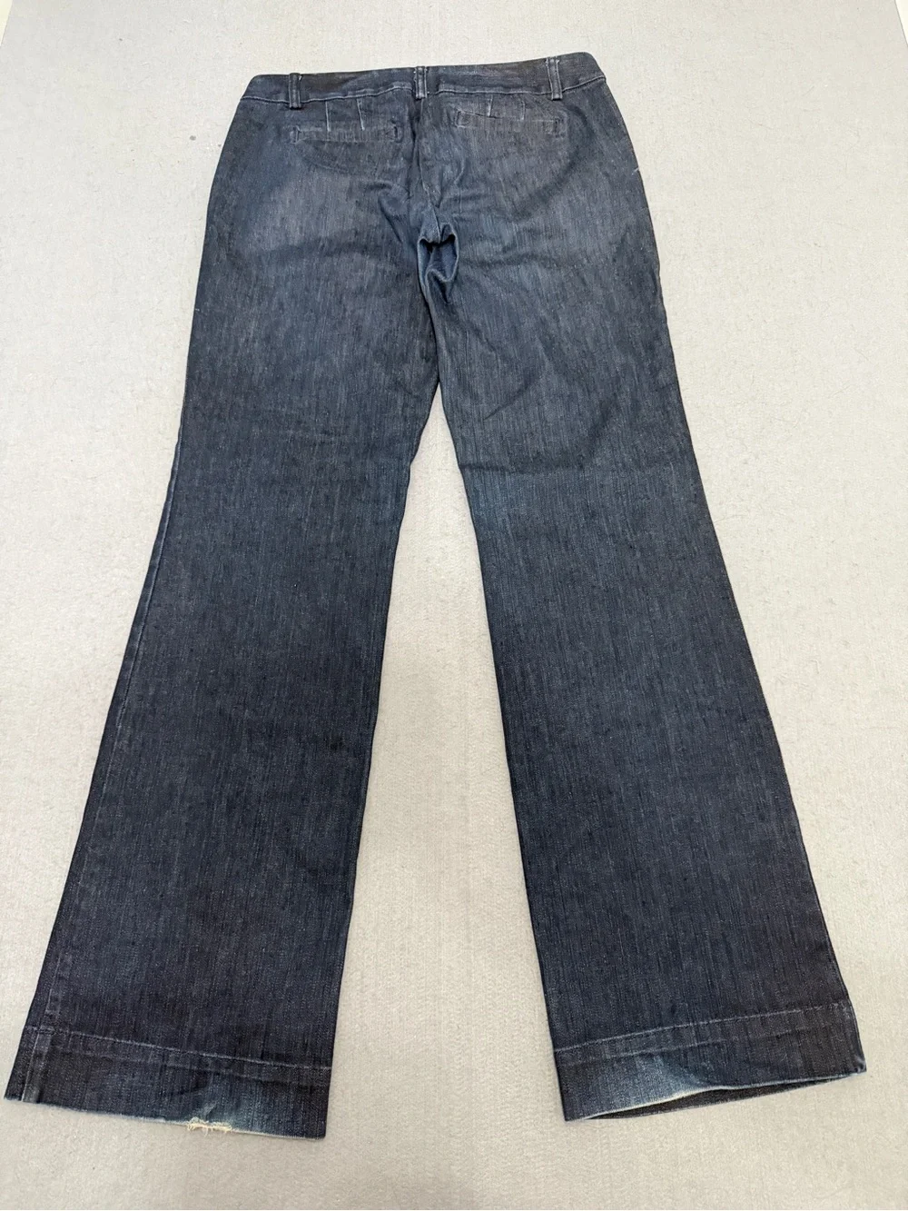 Women’s J Crew City Fit Dark Blue Wide Leg Jeans Size 10T